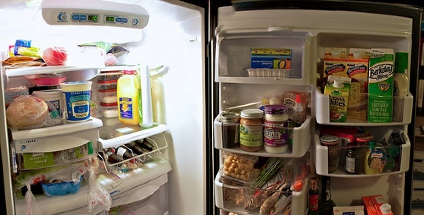 طريقة تنظيف الثلاجة وترتيبها